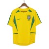 Camiseta de fútbol Brasil 2002-2003 Primera Equipación Retro - Hombre